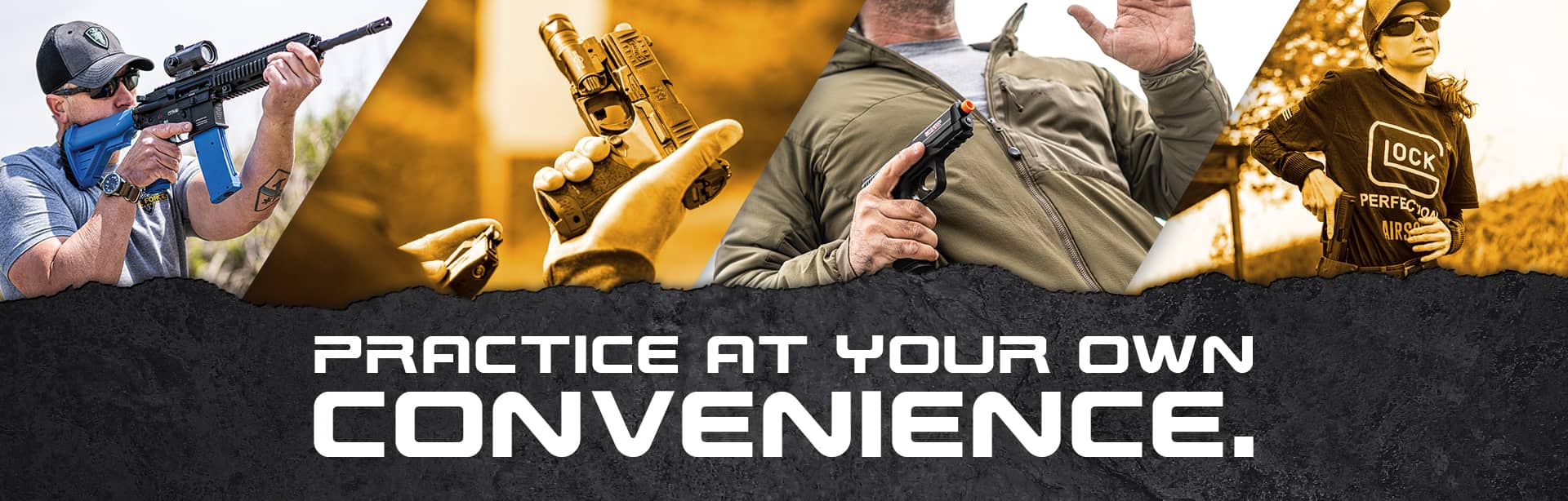 Practice at your own convenience.
